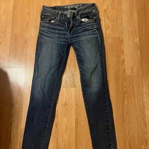 American eagle skinny jeans, size 2
